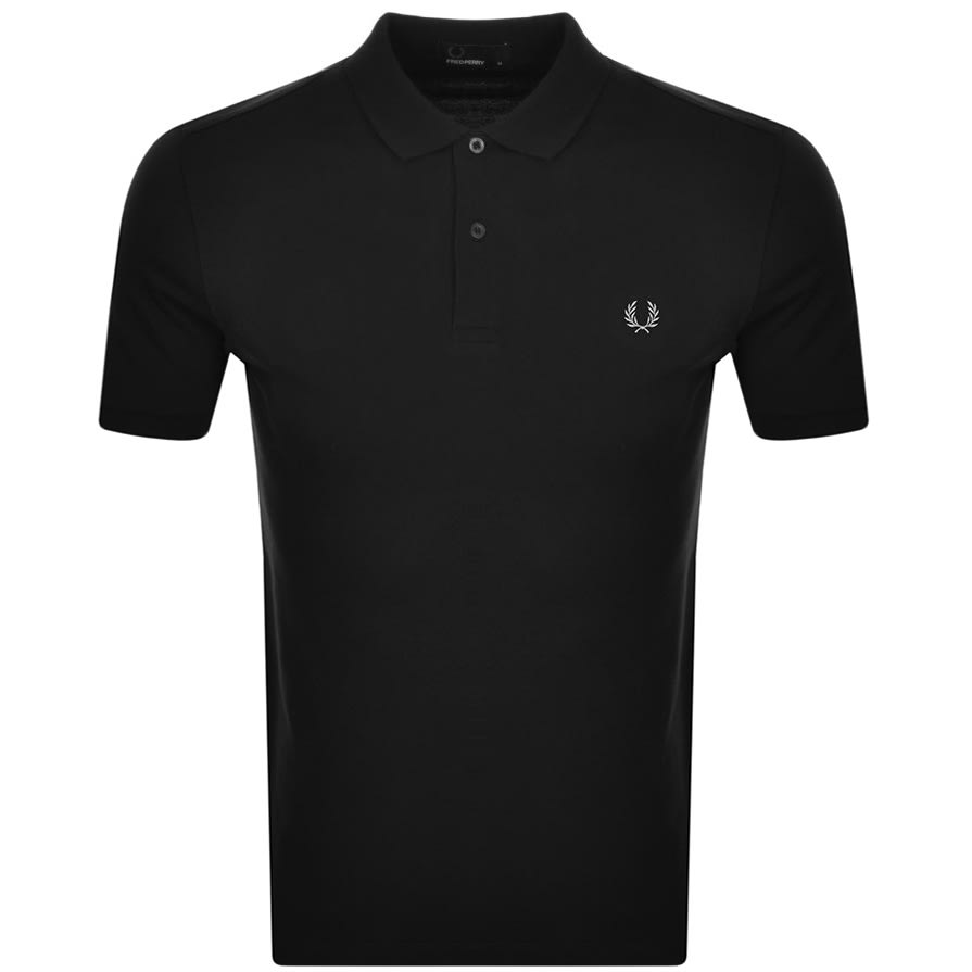 Alternative Image for ProductFred Perry Plain Polo T Shirt Black1